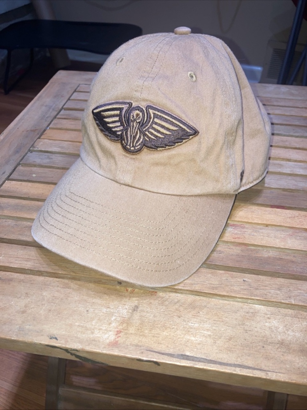 '47 New Orleans Pelicans NBA Baseball Cap  Hat Tan Brown One Size